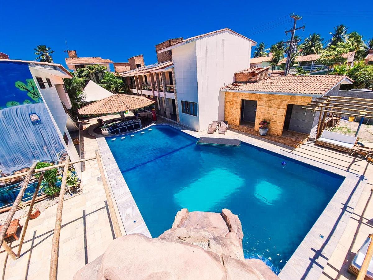 Hotel Pousada Mahon Mar Praia do Frances Exteriör bild